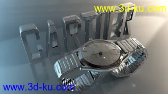 3D打印模型手表随便做的玩玩的，材质不是很精细的图片