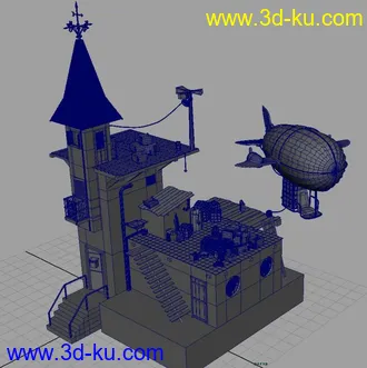 3D打印模型房子的图片