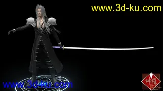 3D打印模型精心制作萨菲罗斯奉上的图片