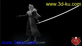 3D打印模型精心制作萨菲罗斯奉上的图片