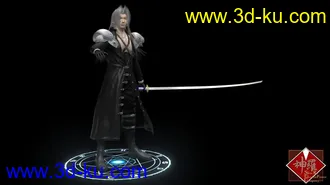 3D打印模型精心制作萨菲罗斯奉上的图片