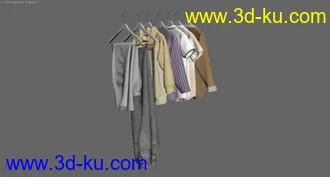 高清衣服模型MAX2010的图片