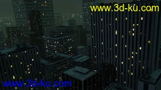 高精度建筑高层模型配楼的图片