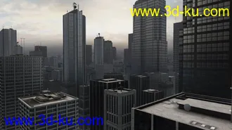 高精度建筑高层模型配楼的图片