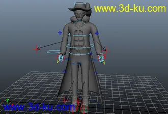 3D打印模型海贼王，王下七武海，鹰眼，毕业做的的图片