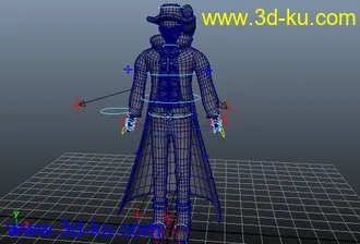 3D打印模型海贼王，王下七武海，鹰眼，毕业做的的图片