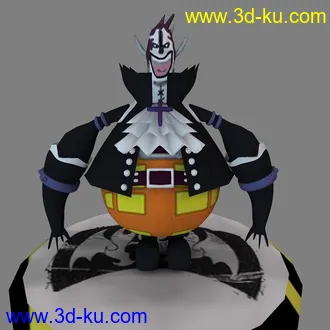 3D打印模型海贼王，王下七武海，莫莉亚的图片