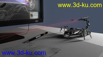 3D打印模型蝎子的图片