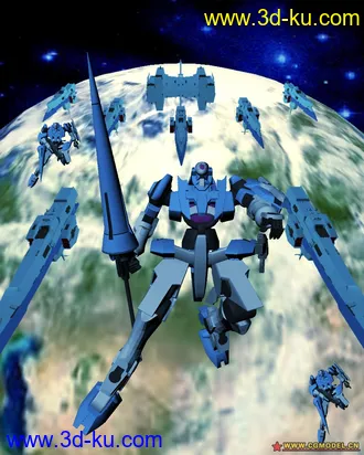 3D打印模型[model][联邦军大气层内空中战舰][算是半简模吧!]的图片