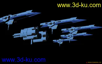 3D打印模型[model][联邦军大气层内空中战舰][算是半简模吧!]的图片