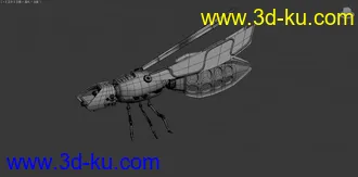 3D打印模型一只机械蜂的图片