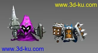 3D打印模型英雄联盟小怪物的图片