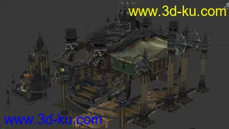 3D打印模型暗黑破坏神3顶级铁匠铺的图片