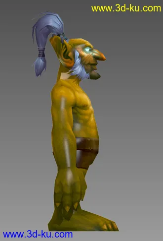 3D打印模型魔兽世界高精度地精的图片
