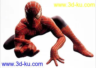3D打印模型蜘蛛侠带绑定材质的图片