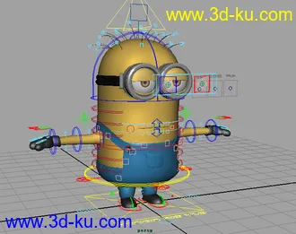 3D打印模型卑鄙的我小黄人的图片