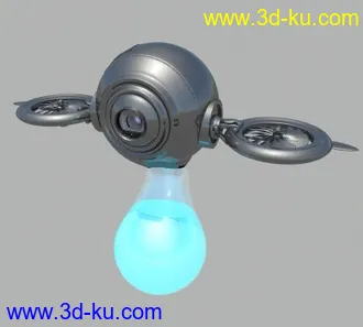 3D打印模型小的机械飞行装置的图片