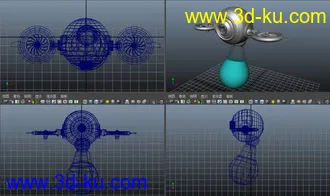 3D打印模型小的机械飞行装置的图片