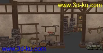 3D打印模型暗黑破坏神3 室内场景的图片