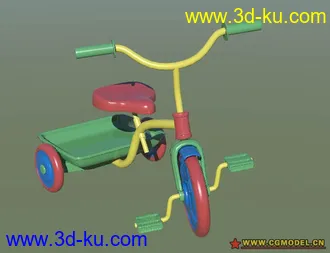 3D打印模型兒童腳踏車的图片