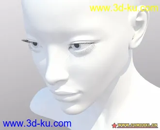 3D打印模型超精緻 女生頭 2號的图片