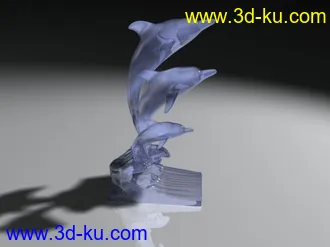 3D打印模型海豚恋人的图片