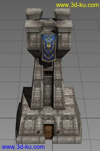 3D打印模型魔兽世界联盟箭塔的图片