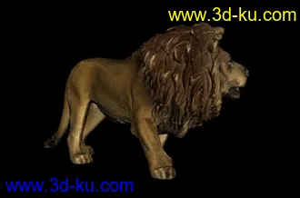 3D打印模型狮子（高模）的图片