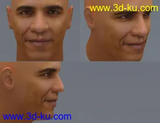 3D打印模型没有来到中国访华的总统的图片