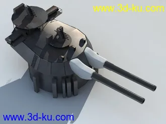 3D打印模型[原创]英国战列舰用主炮的图片