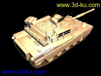 3D打印模型坦克 第一个玛雅作业的图片