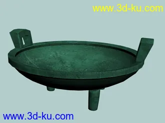 3D打印模型青铜三足食盘的图片