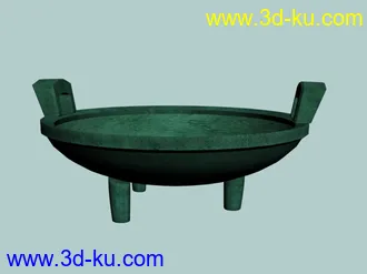 3D打印模型青铜三足食盘的图片
