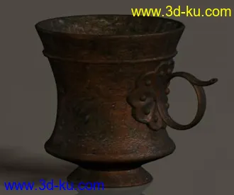 3D打印模型仿古铜杯的图片