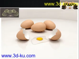 3D打印模型鸡蛋的图片