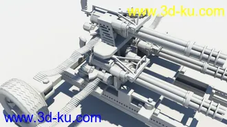 3D打印模型加特林的图片