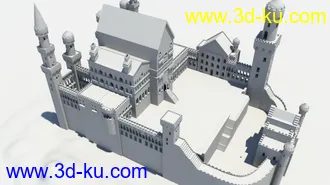3D打印模型欧式古建筑的图片