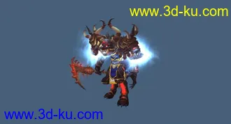 魔兽世界-狼人PVP套装模型的图片