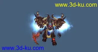 魔兽世界-狼人PVP套装模型的图片