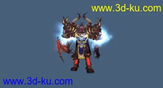 魔兽世界-狼人PVP套装模型的图片