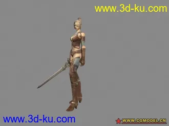 3D打印模型女剑侠的图片