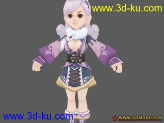 3D打印模型QQ妹的图片