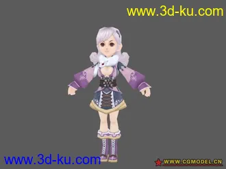 3D打印模型QQ妹的图片