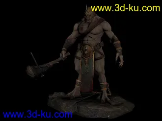 3D打印模型魔幻兽人一个！的图片