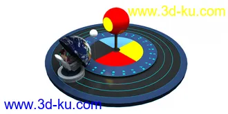 3D打印模型巨型三球仪的图片