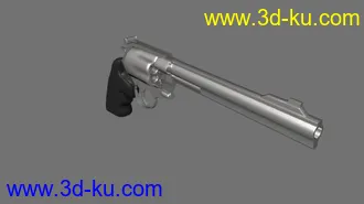 3D打印模型左轮手枪，写实的图片