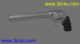 3D打印模型左轮手枪，写实的图片