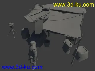 武器商打鐵舖(低模)模型的图片