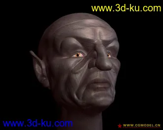 3D打印模型老头的图片