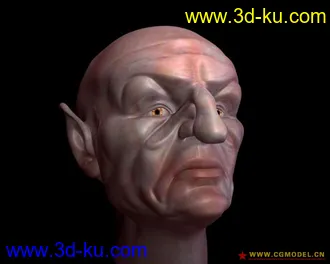 3D打印模型老头的图片